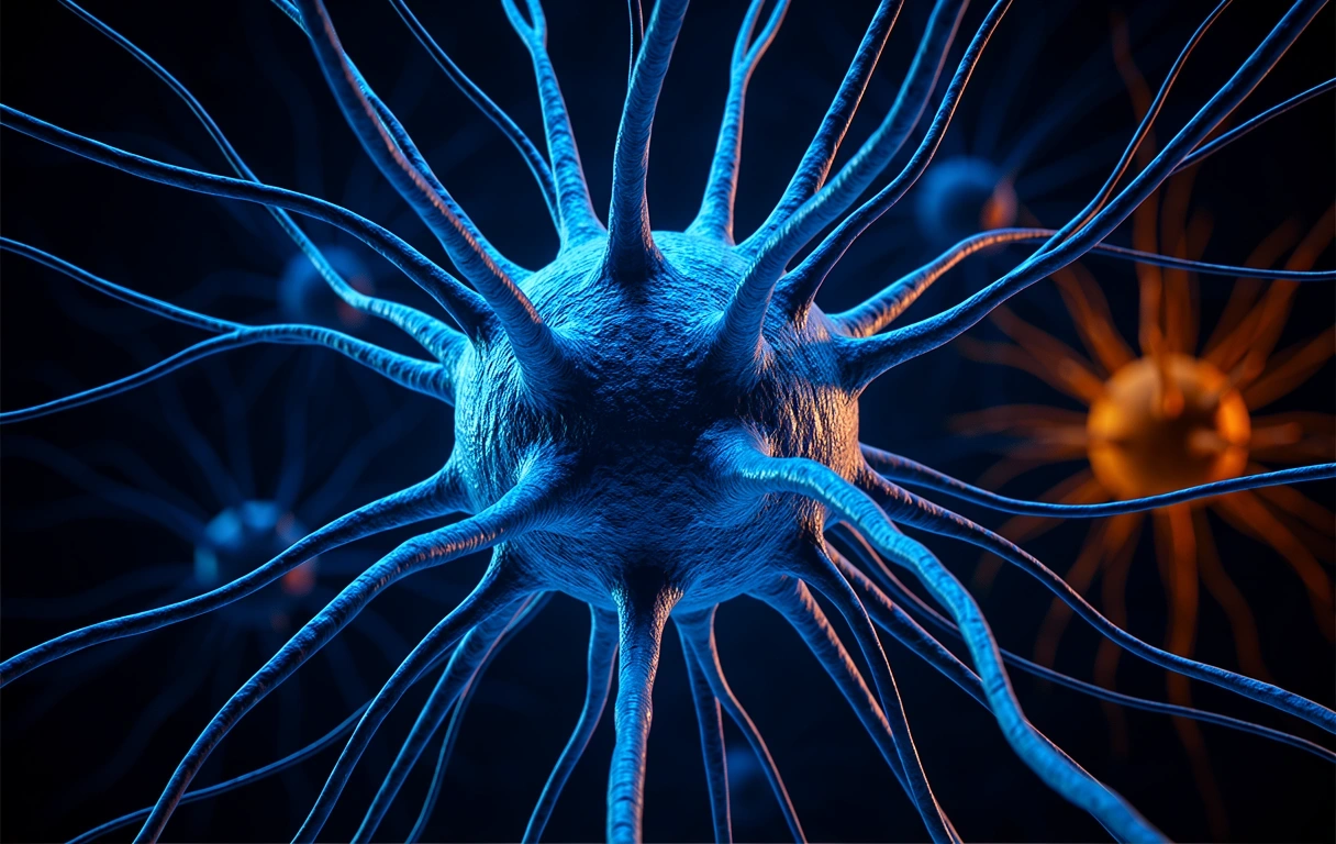 Abstrakte biologische Struktur